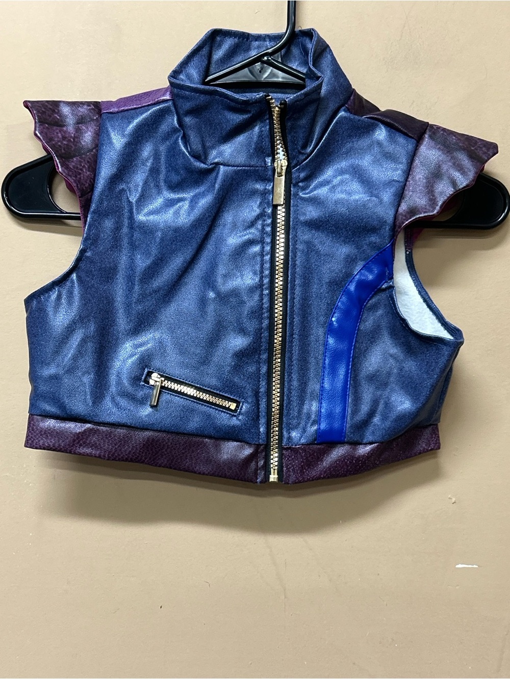 Disney Descendants 3 Mal  Vest Jacket Girls Size M Halloween Costume